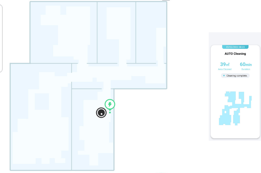 Die Wohnungskarte ist in der Yeedi App zu sehen